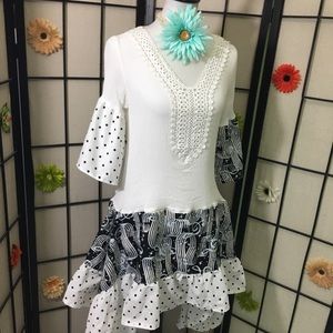 Music note /treble clef dance dress size :S/M